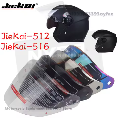 Original Motorcycle Half Helmet VISOR FOR JIEKAI 515 512 516 ,SLIVER KOCHA MULTICOLOR CHOOSE