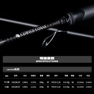 คันเบ็ดคาร์บอนไฟเบอร์ HANO รุ่น Ultra Light สำหรับตีไกลพิเศษ ด้ามจับคาร์บอนไฟเบอร์เต็มตัว รุ่น Bone 