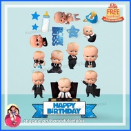 ◈ ♚ ◴ Baby Boss Cake Topper | Cake Topper | Baby Boss cup cake toppers | Set  hanadulset | happy bi