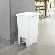日本天馬 日本製 WHItRash 腳踏式垃圾桶(附輪)-30L