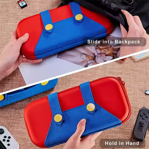 EVA Storage Switch Case Compatible with Nintendo Switch/OLED Cute Portable Switch Carrying Case with