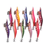 10Pcs Luminous Saltwater Squid Jig Cuttlefish Fishing Lure Bait Tackle with Hook