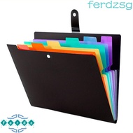 JENNIFERDZSG A4 File Folder Bag, 7 Pockets Color Insert Accordion File Organizer, Simplicity Large C