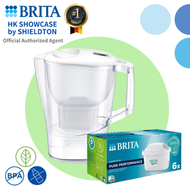BRITA - Aluna 3.5L water filter 濾水壺配1+ 6 件 濾芯 (白色)