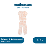 Mothercare Seashell Woven Pyjamas - Piyama Anak Perempuan (Putih)