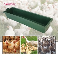 [Lohobby] Durable Plastic Chicken Coop Feeder Feed Trough Multi Animal Tray for Poultry Ducks Geese 