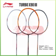 Li-Ning Badminton Racket Turbo X90 III Raket/Racquet head heavy W3/3U for attack-type player