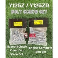 Yamaha Y125z 5BU / Y125zR 5XK Engine /// Magneto & Clutch Cover Cap Bolt SCREW SET / Magnet Cover Sk