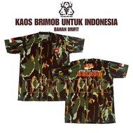 Kaos Brimob Untuk Indonesia / Baju Polisi Brimob