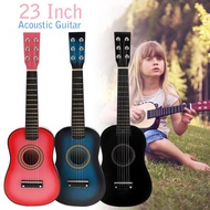 23 Inch Basswood Acoustic Guitar with Guitar Pick Wire Strings for Children and Beginner
