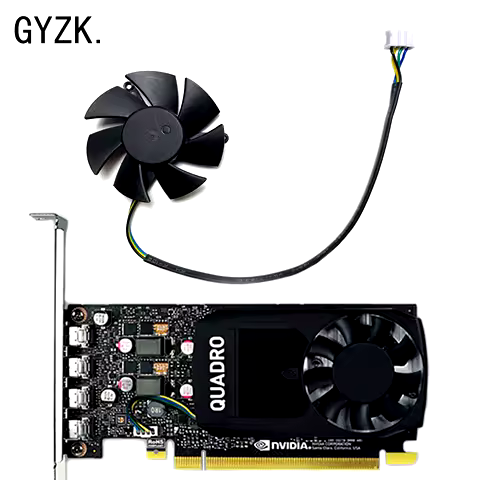New For NVIDIA LEADTEK Quadro K620 P520 P40 P600 P1000 Graphics Card Replacement Fan