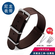 Dây Đeo Đồng Hồ Vải Nylon Dày Chống Thấm Mồ Hôi Ngoài Trời Cho Seiko 5 Timex Casio Dây Đeo Đồng Hồ V