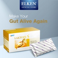Elken Official Store - Laktoze-S (6 Sachets) - Colon Detox Supplement Gut Health Probiotics Natural 