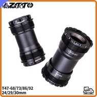 KKGOO Threaded Bottom Bracket, 24mm Crankset 68mm 73mm Shell T47 Bottom Bracket, Durable 28.99mm Spl