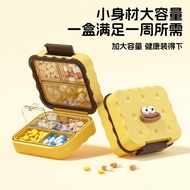 Storage Small Storage Box Pill Box Seven Days a Day Storage Pill Box Drawer Travel Mini Jewelry Stor