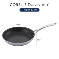 Corelle DuraNano กระทะ หม้อ เเบรนด์อเมริกา มีให้เลือก 4 เเบบ ใช้ได้กับเตาทุกประเภท