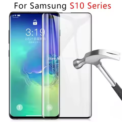 Tempered Glass Case For Samsung S10 E Plus S10e S 10 Protective Glas Screen Protector Phone On Galax