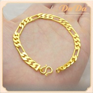 สร้อยข้อมืออิตาเลี่ยน ทองคําแท้ (18K) (Au750) ทองคํา น้ําหนัก : 1.9 กรัม หน้ากว้าง 5 มิล ทอง หลุด จำ