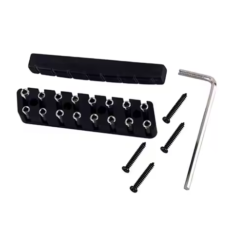 Electric Guitar Lock Nut Metal Camel Bone Guitar String Locking Nut 6-String 7-String 8-String Headl