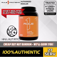 RULE 1 Clear Whey Isolate (27Servings) R1 Whey Isolate,Whey Isolate,Isolate Protein,Lactose Free