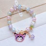 Gelang Sanrio DIY Anak-anak  Manik-manik Kristal karakter kartun lucu