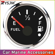 52MM 240-33Ω ohms Car Fuel Level Gauge 7-Color Curved Glass Digital Meter Pointer Oil Level Gauge Me