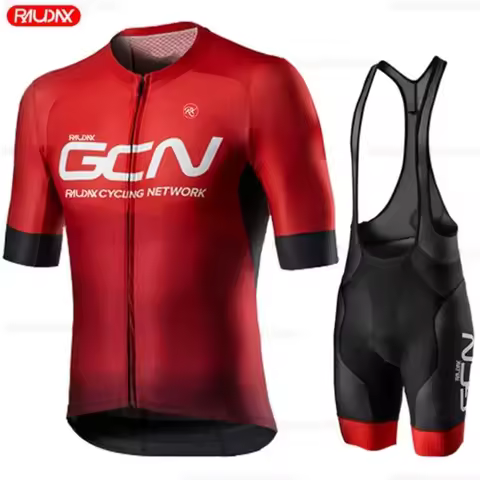 Raudax Gcn Men cycling jersey canyon Summer Bicycle Clothing Quick Drying Cycling Clothes Ropa Cicli