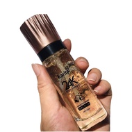 ราคาส่ง ไพรเมอร์ทองคำ Karite  24k gold primer เนื้อเซรั่ม ทาก่อนแต่งหน้า No.58621-47