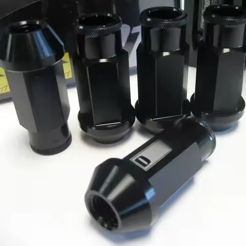 HOT D/ONE Wheel Lug Nuts JDM Car Racing Aluminium alloy Wheel Lug Nuts Screw M12x1.5/1.25 Length 50m