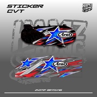 [Allthebest] CVT Sticker All Variant Motor Livery Arai edition