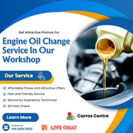 Reasonable Engine Oil Change Service ( Labour Only )