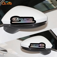 GTIOATO Car Rearview Mirror Decoration Sticker Car Accessories For KIA Cerato Stonic K3 Forte Niro
