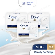 Dove White Beauty Bar Soap (90g x 3)