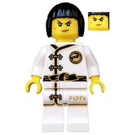 LEGO NJO0430 Ninjago : Nya - White Wu-Cru Training Gi, Black Bob Cut Hair
