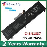 New C41N1837 Laptop Battery For Asus Rog ZEPHYRUS GW LV LWS LXS H500GV W500GV FX516PR W500G5T  FX516
