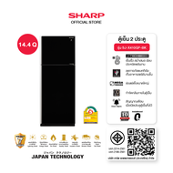 SHARP ตู้เย็น 2 ประตู ขนาด 12.9 - 13.9 คิว รุ่น SJ-X380GP-BK SJ-X410GP-BK