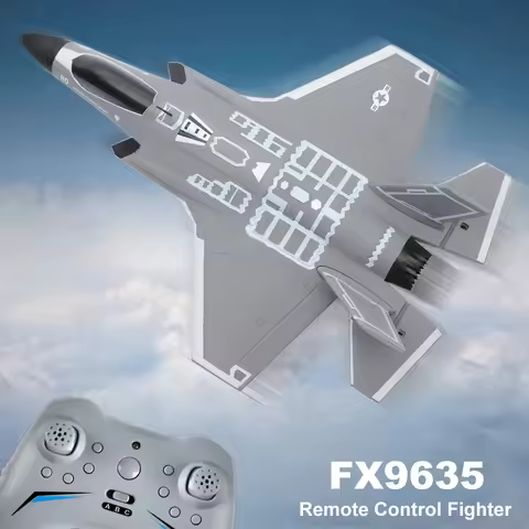F35 RC Fighter Plane FX9635 2.4G 4CH Remote Control Jet Airplane Brushless Motor Flying Glider Model