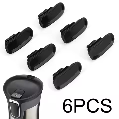 6Pcs Replacement Stopper Silicone Coffee Mug Stopper Leak-Proof Bottle Stopper for Contigo Autoseal 
