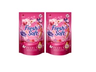 ( มีคูปองส่งฟรี / 500  มล. X 2 ถุง  )  Fresh & Soft น้ำยาปรับผ้านุ่ม สูตรเข้มข้นพิเศษ เฟรช แอนด์ ซอฟ