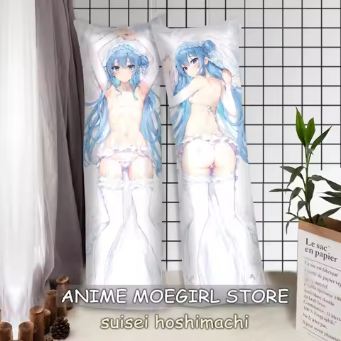 Dakimakura Suisei Hoshimachi Cartoon Body Pillowcase 50X150 Hugging Otaku Bedding Pillow Cushion Cov
