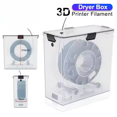 For 3D Printer Tools Storage Box Holder 3D Printer Parts Filament Dryer Box Airtight And Moisture-Re