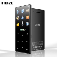 Ruizu เครื่องเล่น MP3บลูทูธ D29พร้อมลำโพง, เครื่องเล่นเพลงแบบ lossless Hi-Fi MP4รองรับ Walkman ที่บัตร TF eBook