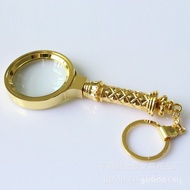 Factory Supply Flower Handle Magnifying Glass/Metal Magnifying Glass/Elderly Reading Magnifying Glas