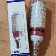 E14/E27 16W(8+8) Decoration 3 Colour LED Corn Bulb For Decorative Lamp