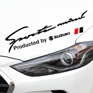 1Pcs Car Styling Vinyl Sport Racing Decal Car Reflective Lamp Eyebrow Sticker For Suzuki Swift Jimny