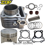 QS110T-3 Motorcycle Engine Accessories Suitable for UR110T UZ110T QS110T-3 Cylinder Diameter 51mm