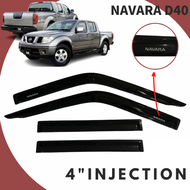 NISSAN NAVARA D40 Flat Door Visor Air Press Window Door Visor