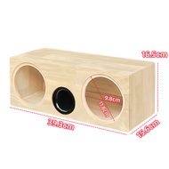 Wooden Car Audio Speaker Box 4 Inch 5 Inch 6.5 Inch Subwoofer Shell High Quality DIY Sound System Au