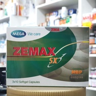 MEGA we care  ZEMAX SX 30cap ซีแมกซ์ เอสเอ็กซ์ 1กล่อง