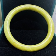 翡翠手鐲60.3圈（黃色）（香港交收）1號